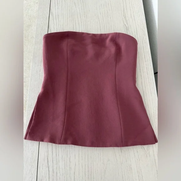 NWT Aritzia Wilfred Posh Tube Top Size 2 - Picture 7 of 10